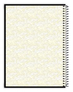 Caderno Espiral Universitário Capa Dura 10 Matérias Hashi 160 Folhas Credeal (Sortido)