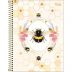 Caderno Espiral Capa Dura Universitário Connect 10 Matérias Honey Bee 160 Folhas Tilibra (Sortido)