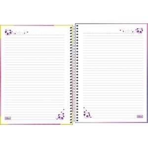 Caderno Espiral Universitário Capa Dura Lovely Friend 10 Matérias 160 Folhas Tilibra (Sortido)