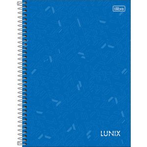 Caderno Espiral Universitário Capa Dura Lunix 10 Matérias 160 Folhas Tilibra (Sortido)