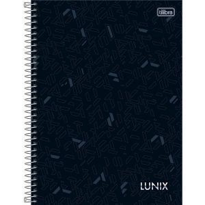 Caderno Espiral Universitário Capa Dura Lunix 10 Matérias 160 Folhas Tilibra (Sortido)