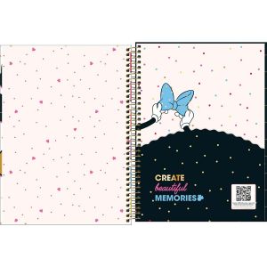 Caderno Espiral Capa Dura Universitário Connect 10 Matérias Minnie 160 Folhas Tilibra (Sortido)