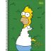 Caderno Espiral Capa Dura Universitário 10 Matérias Simpsons 160 Folhas Tilibra (Sortido)