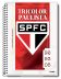 Caderno Espiral Universitário Capa Dura 10 Matérias SPFC 160 Folhas Credeal (Sortido)