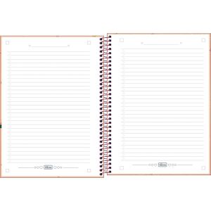 Caderno Espiral Capa Dura Universitário Connect 10 Matérias West Girl 160 Folhas Tilibra (Sortido)