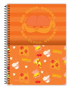 Caderno Espiral Universitário Capa Dura 12 Matérias Garfield O Filme 192 Folhas Credeal (Sortido)