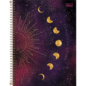 Caderno Espiral Universitário Capa Dura Magic 12 Matérias 192 Folhas Tilibra (Sortido)