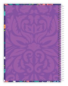 Caderno Espiral Universitário Capa Dura 12 Matérias Petalas 192 Folhas Credeal (Sortido)