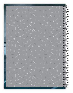 Caderno Espiral Universitário Capa Dura 16 Matérias Flow 256 Folhas Credeal (Sortido)