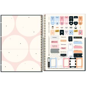 Caderno Espiral Universitário Capa Dura West Village 16 Matérias 256 Folhas Tilibra (Sortido)