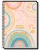 Caderno Espiral Universitário Capa Dura 1 Matéria Arco Iris 80 Folhas Credeal (Sortido)