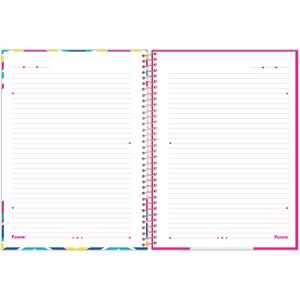 Caderno Universitário Capa Dura Barbie Teen 1 Matéria 80 Folhas Foroni (Sortido)