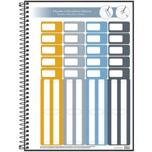 Caderno Espiral Universitário Capa Dura Executivo Cambridge 1 Matéria 80 Folhas Tilibra (Sortido)