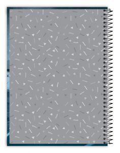 Caderno Espiral Universitário Capa Dura 1 Matéria Flow 80 Folhas Credeal (Sortido)