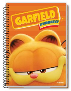 Caderno Espiral Universitário Capa Dura 1 Matéria Garfield O Filme 80 Folhas Credeal (Sortido)