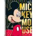 Caderno Espiral Capa Dura Universitário 1 Matéria Mickey 80 Folhas (Sortido)