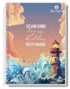 Caderno Espiral Universitário Capa Dura 1 Matéria Pao Diario 80 Folhas Credeal (Sortido)