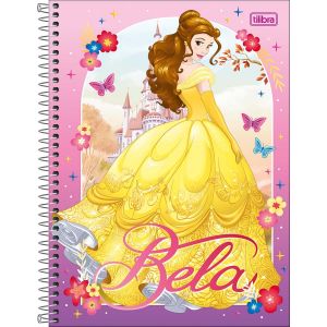 Caderno Capa Dura Universitário 1 Matéria Princesas Fit 80 Folhas Tilibra (Sortido)