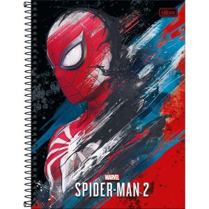 Caderno Espiral Capa Dura Universitário Connect 1 Matéria Spider-Man Game 80 Folhas Tilibra (Sortido)