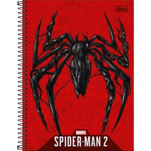 Caderno Espiral Capa Dura Universitário Connect 1 Matéria Spider-Man Game 80 Folhas Tilibra (Sortido)