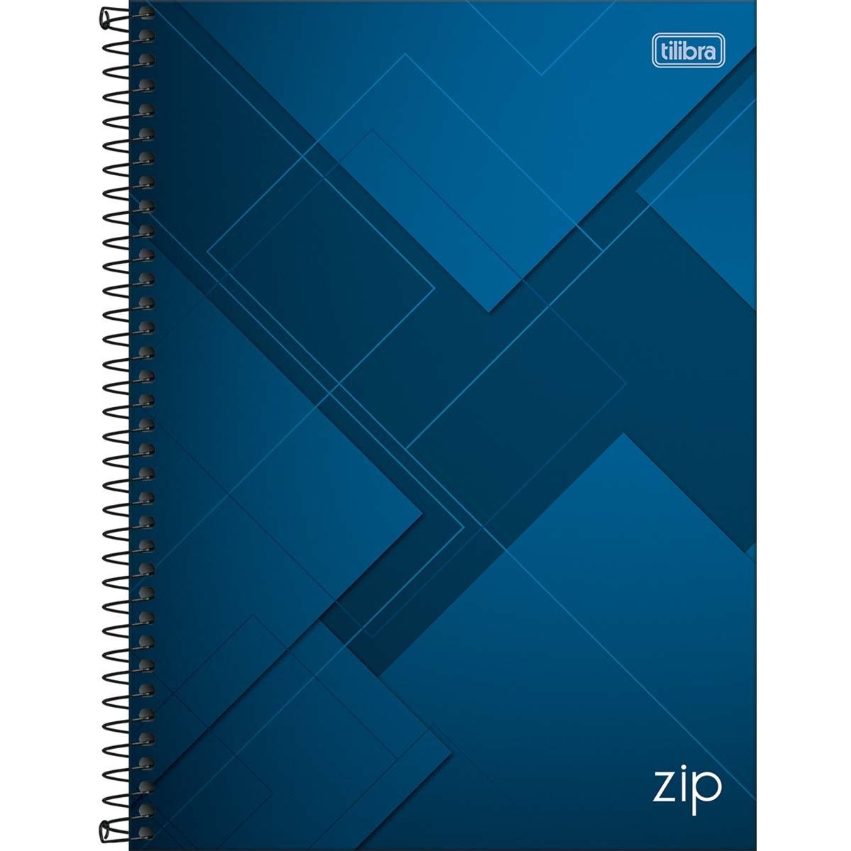 Caderno Espiral Universitário Capa Dura 1 Matéria Zip 96 Folhas (Sortido)