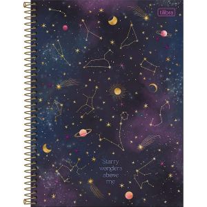 Caderno Espiral Universitário Capa Dura Magic 20 Matérias 320 Folhas Tilibra (Sortido)