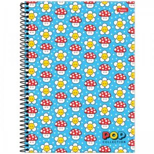 Caderno Universitário Pop Collection 20 Matérias 400 Folhas Foroni (Sortido)