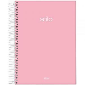 Caderno Espiral Universitário - Stilo Pastel - Linha 2022 - 80 Folhas