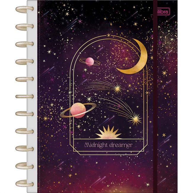 Caderno Tilidisco Universitário Magic 10 Matérias Connect 160 Folhas Tilibra