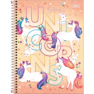 Caderno Espiral Capa Dura Universitário 1 Matéria Blink 80 Folhas (Sortido)