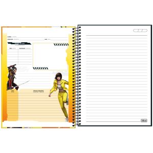 Caderno Espiral Capa Dura Universitário 10 Matérias Free Fire 160 Folhas (Sortido)