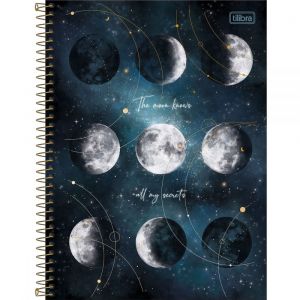 Caderno Espiral Capa Dura Universitário 10 Matérias Magic 160 Folhas (Sortido)