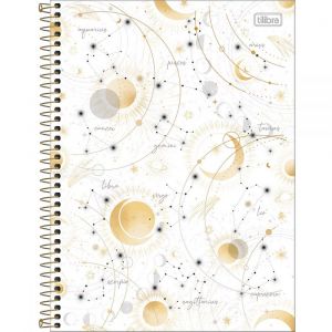 Caderno Espiral Capa Dura Universitário 10 Matérias Magic 160 Folhas (Sortido)