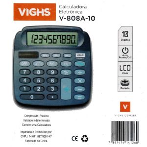 Calculadora Eletrõnica Vighs V-808A-10