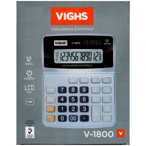 Calculadora Eletrônica Vighs V-1800 12 Dígitos (Unidade)