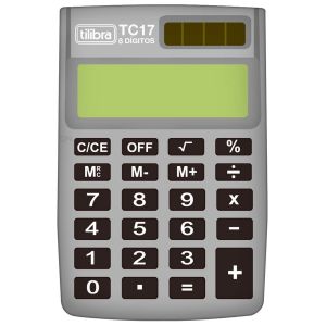 Calculadora de Bolso 8 Dígitos TC17 Cinza Tilibra