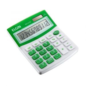 CALCULADORA DE MESA ELGIN VERDE MV 4126