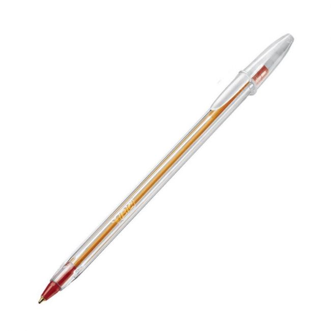 Caneta Esferográfica BIC Cristal Precisão Ponta Fina de 0.8mm - Vermelha (Unidade)