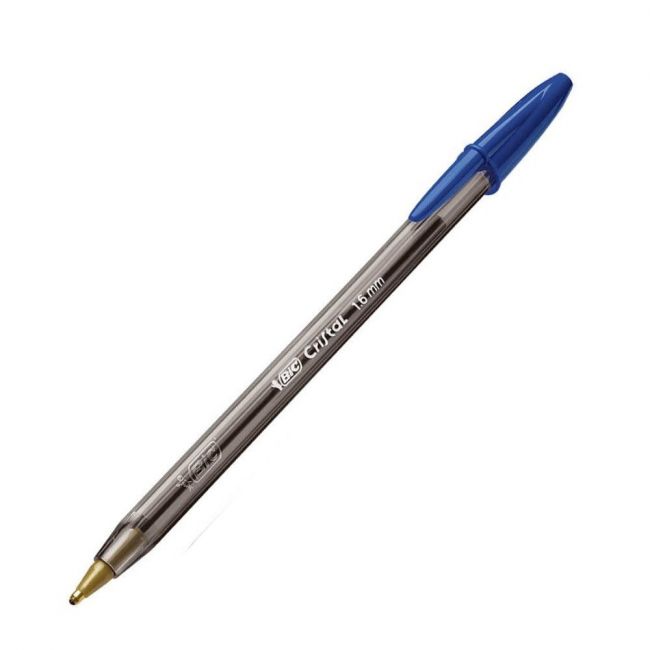 Caneta Esferográfica BIC Cristal Intenso Ponta Grossa de 1.6mm - Azul (Unidade)