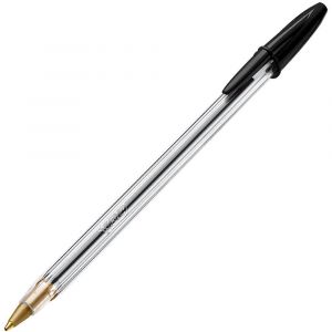 Caneta Esferográfica BIC Cristal - A Clássica Preta - Ponta Média de 1.0mm (Unidade)