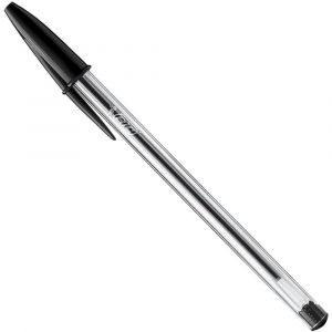 Caneta Esferográfica BIC Cristal - A Clássica Preta - Ponta Média de 1.0mm (Unidade)