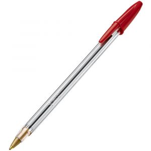 Caneta Esferográfica BIC Cristal - A Clássica Vermelha - Ponta Média de 1.0mm (Unidade)