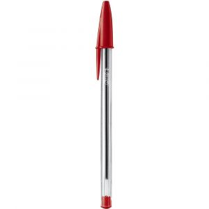 Caneta Esferográfica BIC Cristal - A Clássica Vermelha - Ponta Média de 1.0mm (Unidade)