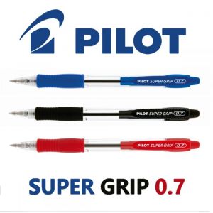 Caneta Esferográfica Pilot Super Grip 0.7