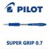 Caneta Esferográfica Pilot Super Grip 0.7