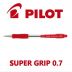 Caneta Esferográfica Pilot Super Grip 0.7