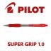 Caneta Esferográfica Pilot Super Grip 1.0