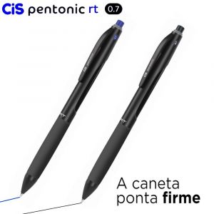 Caneta Esferográfica Retrátil Pentonic RT 0.7 (Unidade)