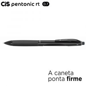 Caneta Esferográfica Retrátil Pentonic RT 0.7 (Unidade)