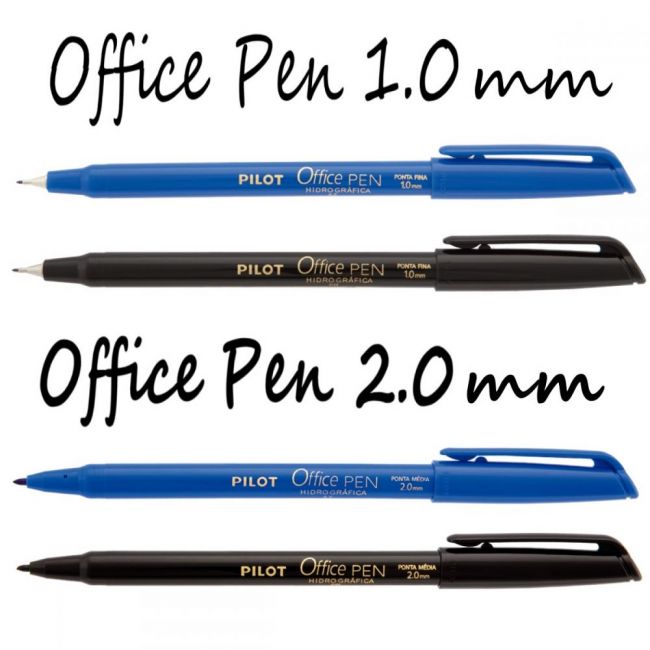 Caneta Hidrográfica Pilot Office Pen (Unidade)